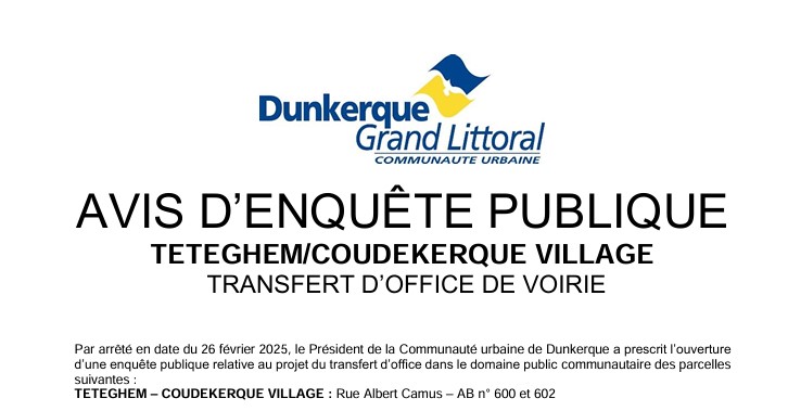 Lire la suite à propos de l’article Avis d’enquête publique